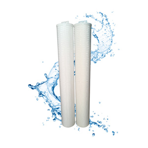 40 Inch Rate Factory Direct High Flow Pleated Filter Cartridge For <b>Water</b> <b>Purifier</b> <b>Machine</b> - Product Image 1