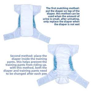 Couches lavables pour adultes XL personnalisables, anti-fuites, réutilisables, réglables, sous-vêtements d'incontinence pour la protection nocturne - Product Image 4