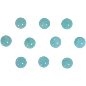 Cabujón de Amazonita Natural Yashee, 4x4 mm, Forma Redonda, Piedra para Joyería, Gema para Sanación de Chakras - Product Image 5