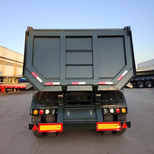 Semi-remorque benne basculante robuste pour tracteur, 3 essieux, 45 m³, 80-90 tonnes, pour le transport <span class=keywords><strong>de</strong></span> sable et <span class=keywords><strong>de</strong></span> <span class=keywords><strong>gravier</strong></span>, <span class=keywords><strong>à</strong></span> vendre - Product Image 6