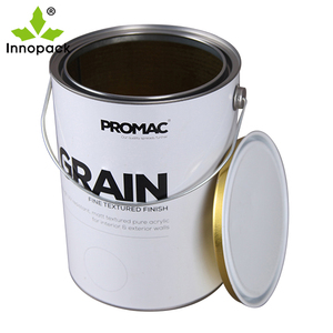 Boîte en métal de 1 gallon, 4 L, 5 L, avec couvercle à pression. - Product Image 3