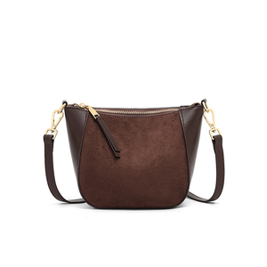 Nouveautés 2025 – Sac chic et compact en cuir véritable pour femme, automne/hiver, à porter à l'épaule ou en bandoulière, modèle « Dumpling Bag » - Product Image 5