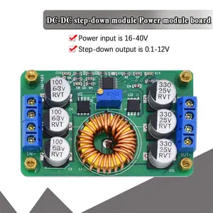 3D Printer Parts Prusa i4 Voltage Convertor Ultra-high-efficiency DC-DC step down module IN 16-40V OUT 1.0-12V / 6A