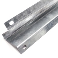Barre de renforcement profilée 0,9 mm pour quincaillerie de porte de garage, pour portes sectionnelles industrielles et résidentielles