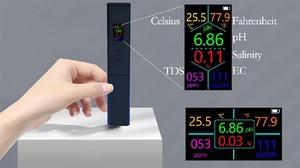 Analizador de calidad del agua 5 en 1 Salinómetro Pluma de prueba de pH de carga TDS Pluma de prueba de calidad del agua Medidor de conductividad <span class=keywords><strong>EC</strong></span> - Product Image 3