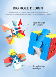 MoYu <strong>Cube</strong> High Quality 5.6cm Mini 3x3 Speed <strong>Cube</strong> Stickerless Magic Cue Puzzle for Kids Rubis - Product Image 5