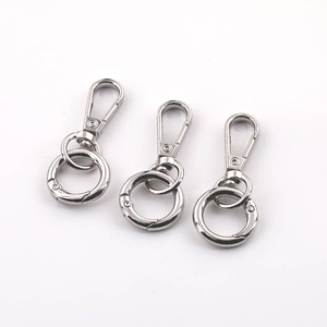 Gold Zinc Alloy Spring Ring Keychain Hook DIY Bag Connector Jewelry Accessory Strong Metal Plating - Product Image 5