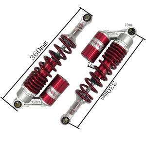 โช้คอัพมอเตอร์ไซค์ RFY 7 มม. สปริง 330 มม. แบบลม/ไนโตรเจน สำหรับ YAMAHA XJR400 HONDA CB400/SF VTEC CX500 KAWASAKI <span class=keywords><strong>W800</strong></span> - Product Image 5