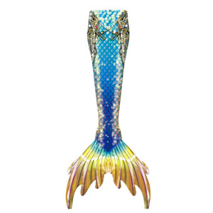 Maillot de bain sirène pour enfants, costume de princesse à queue de poisson sans bretelles, pour l'été et les sources chaudes - Product Image 3