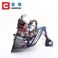 Tableau de bord marin exquis pour acier inoxydable résistant aux UV 12/24V avec tableau de bord à 5 jauges