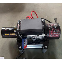 Treuil électrique portable Anchor Mini 12000lb 20000lbs CE 24/12 volts pour SUV, VTT, camion