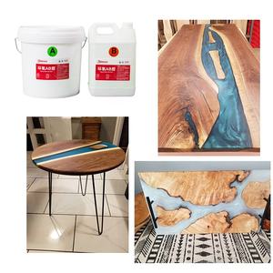 Résine époxy en cristal sans bulles à haute brillance pour résine de coulée profonde dans la coulée de table en bois en vrac - Product Image 4