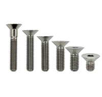 Ti Fastener M4 M5 M6 M8 M10 M12 DIN7991 Gr5 Vis à tête fraisée en titane Socked Bolt