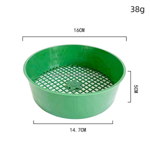 Kit de tamisage en plastique durable pour jardin et compost, tamis pratique pour le sable, la terre et les roches, idéal pour le criblage du gravier et du sable des plantes en pot - Product Image 2