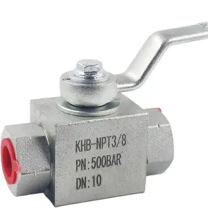 Thủy lực bóng van loại SS cụ van bkh 6000 PSI PEEK bóng ghế thép không gỉ 316/316L instrmentation - Product Image 1