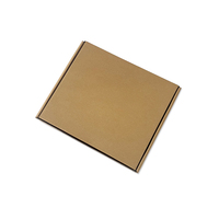 Boîte en carton ondulé personnalisée en gros expédition par courrier petite boîte brune mince pour l'emballage postal