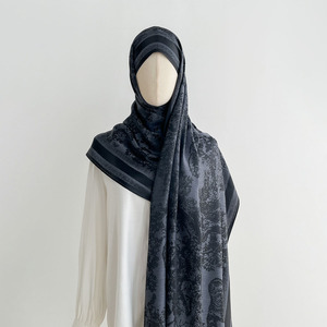 Écharpe longue tendance imprimée pour <span class=keywords><strong>femme</strong></span>, bandeau respirant, foulard de voyage - Product Image 1