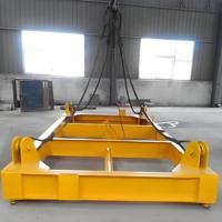 Nouvelles poutres de levage semi-automatiques de 45 tonnes de charge utile pour conteneurs maritimes de 40 pieds avec élingue pour usine de fabrication