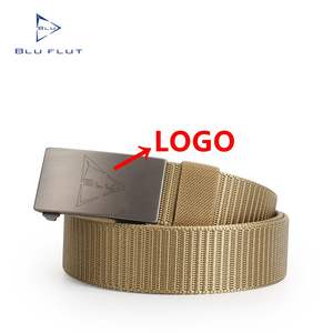 Cinturón Táctico de Tela para Hombre con Hebilla Metálica y Logotipo Personalizado, Fabricación al por Mayor, con Caja - Product Image 1