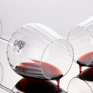 Verre à <span class=keywords><strong>vin</strong></span> <span class=keywords><strong>rouge</strong></span> à rayures verticales transparentes de 550 ml, pied long et fin, bol côtelé, gobelet de Bourgogne pour la dégustation de <span class=keywords><strong>vin</strong></span>, restaurant, bar - Product Image 2