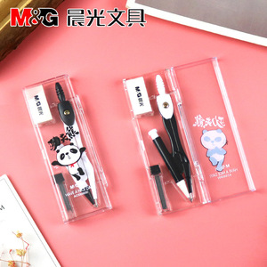 M G Metal Compass Panda Cartoon Student Drafting <b>Tool</b> Set ACS90850 - Product Image 2