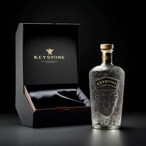 Bouteilles en verre de whisky et de brandy de haute qualité vente directe en usine - Product Image 5