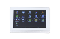 8-CH Bluetooth Multi-protocole 7 pouces Smart Home Wall Amplifier équipé de WIFI, Android basé, RJ 45 Port et OTG 2.0USB