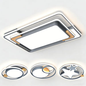 Populaire Best-seller Salle À Manger Salon Acrylique Plafonnier Double Cercle À L'extérieur Lumineux Chambre Plafonnier - Product Image 6