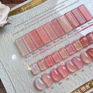 KAISE - Set de Esmalte de <span class=keywords><strong>Uñas</strong></span> en Gel con Brillo, 10 Colores, Rosa Nude, Gel UV con Purpurina <span class=keywords><strong>para</strong></span> Salón de <span class=keywords><strong>Uñas</strong></span> Profesional - Product Image 3