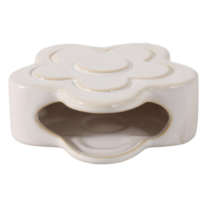 Organizer da scrivania in ceramica a forma di fiore, piccolo contenitore decorativo per la casa, l'ufficio e gli spazi di lavoro - Product Image 5