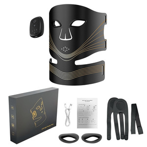 <span class=keywords><strong>Masque</strong></span> facial <span class=keywords><strong>LED</strong></span> en silicone ZKM, best-seller, 4 couleurs, équipement de salon, <span class=keywords><strong>masque</strong></span> de beauté à lumière rouge pour le soin de la peau, <span class=keywords><strong>masque</strong></span> pour le <span class=keywords><strong>visage</strong></span> et le cou - Product Image 4
