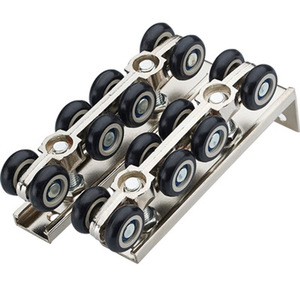 Roulettes de porte Nanguan, 8 roues, alliage de zinc, quincaillerie pour porte coulissante, accessoires de meubles - Product Image 3