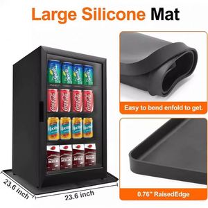 Factory Direct Supply Anti Scratch Silicone Mat <b>Mini</b> Fridge Washing Machine Freezer Silicone Pad Anti <b>Vibration</b> Floor Mat - Product Image 2