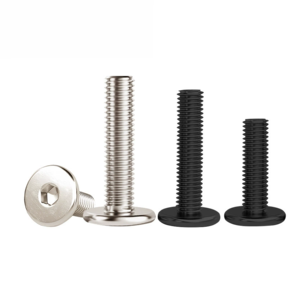 Tornillos de Cabeza Avellanada Hexagonal de Acero al Carbono Grado 10.9, DIN7991, Tornillos Allen, Tamaños M1.6, M2, M2.5, M3, Superficie Negra - Product Image 3