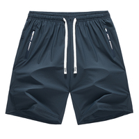 Shorts d'exercice pour hommes, taille élastique, en nylon et élasthanne, séchage rapide, style fin, en soie glacée, taille européenne, pour l'été, transfrontalier