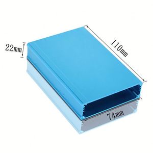 Cajas de Control de Aleación de Aluminio EBM, Personalizables, con Recubrimiento en Polvo, Extrusión, Caja de Batería para Comunicaciones Electrónicas, IP54 - Product Image 1