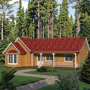 บ้านไม้สำเร็จรูปสำหรับบ้านในหมู่บ้านกระท่อม - Product Image 1