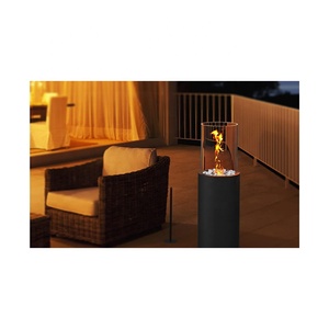 Chaleur éclaircir le brûleur au bioéthanol populaire ventilateur de cheminée alimenté par la chaleur poêle cheminée bioéthanol - Product Image 1