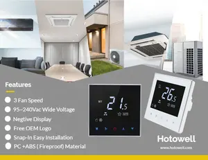 Hotowell Wifi Smart Heating Thermostat With Remote Control Through Smartphone