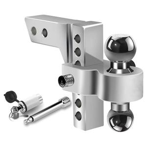 Aleación de aluminio de alta calidad Ajustable 2,5 ''Remolque Hith Receptor 2" y 2-5/16 "Ball Drop 6'' Enganche de remolque - Product Image 4