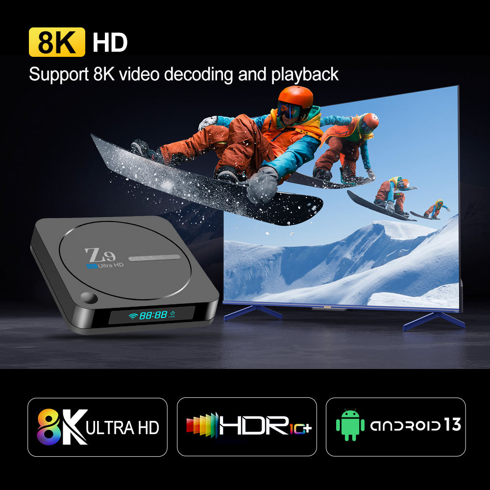 High Performance ODM Smart Android TV Box Z9 RK3528