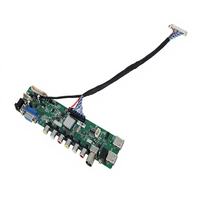 Cable LVDS FI-X de 30 pines a DB2.0 2x15 pines Dual-8 con cable de tierra blindado para conexión interna de pantalla de monitor de TV LCD
