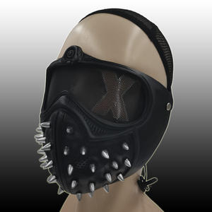 Maschera Steampunk per Costume di Halloween, Cosplay Watch Dogs, Maschera Luminosa con Doppia X - Product Image 5