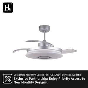 Ventilador de Techo Moderno Minimalista Dorado de 42 Pulgadas con Luz, Control Remoto, para Sala de Estar, Comedor, Dormitorio, Ventilador de Techo Inteligente - Product Image 5