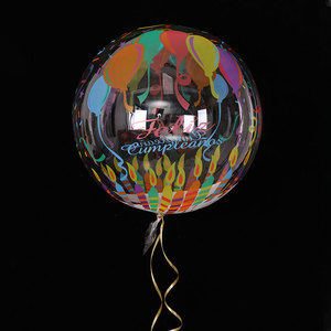 Palloncini Bobo Trasparenti Stampati in Lingua Spagnola '<span class=keywords><strong>Buon</strong></span> <span class=keywords><strong>Compleanno</strong></span>' da <span class=keywords><strong>20</strong></span> Pollici, Doppio Lato, per Decorazioni Festa di <span class=keywords><strong>Compleanno</strong></span> - Product Image 3