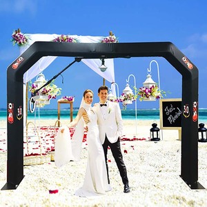 กล้องวิดีโอแบบพกพา360บูธภาพถ่ายชุดควบคุมไฟ LED เปลี่ยนสีได้ด้วยแบตเตอรี่ - Product Image 6