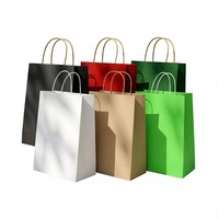 Sac en papier kraft imprimé sur mesure pour emporter, emballage alimentaire, sac de courses pour restaurant, restauration rapide
