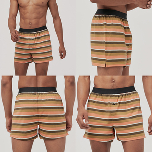 Biancheria intima da <span class=keywords><strong>uomo</strong></span> a <span class=keywords><strong>vita</strong></span> <span class=keywords><strong>alta</strong></span> in cotone a righe su misura boxer da <span class=keywords><strong>uomo</strong></span> <span class=keywords><strong>slip</strong></span> da <span class=keywords><strong>uomo</strong></span> - Product Image 4