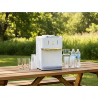 Dispensador de Agua Eléctrico Frío y Caliente, Automático, Portátil, Ecológico, de Plástico, para Escritorio, Oficina, Restaurante, Hogar, Hotel, RV, a Bajo Precio
