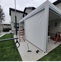 Bioclimatic Pavillon rétractable Greenawn Pergola pour terrasses Gazebo Pergola de Pologne
